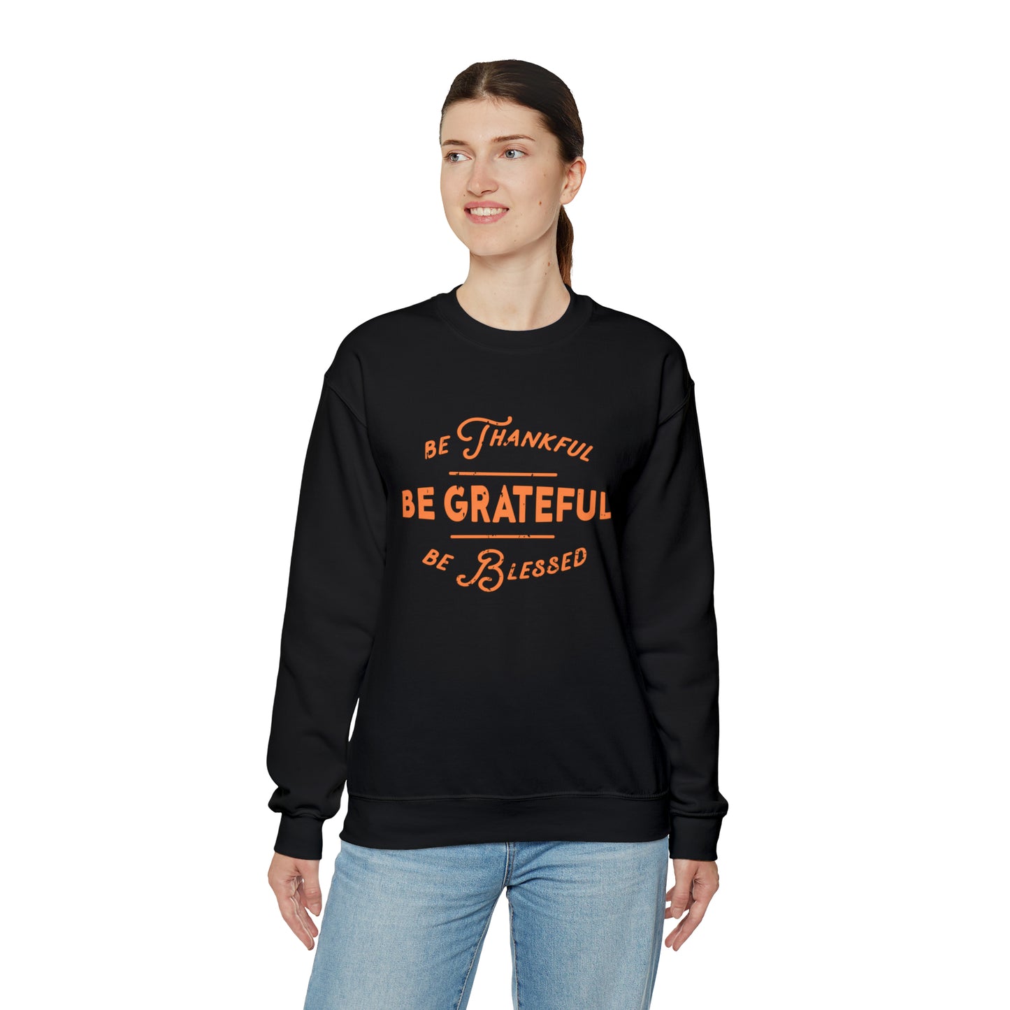 Fall Be Thankful Unisex Heavy Blend™ Crewneck Sweatshirt