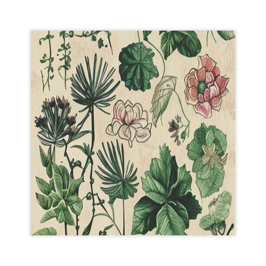 Vintage Botanical Portrait: A Timeless Masterpiece
