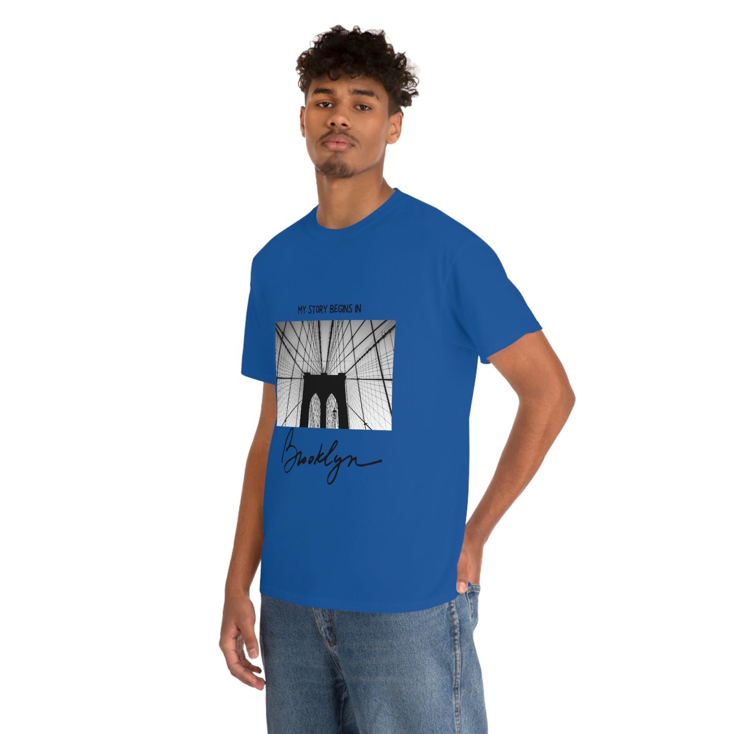 Represent Brooklyn with our 'My Story Begins in Brooklyn' T-Shirt