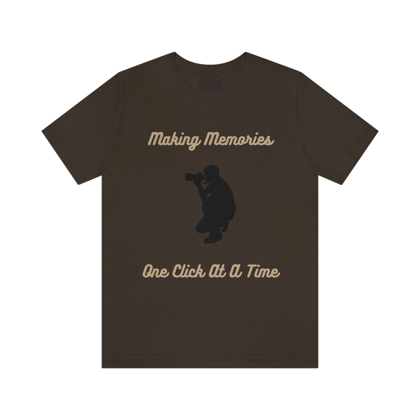 Photographer Tee, Making memories, gift for photographer, birthday gift, holiday gift, camera