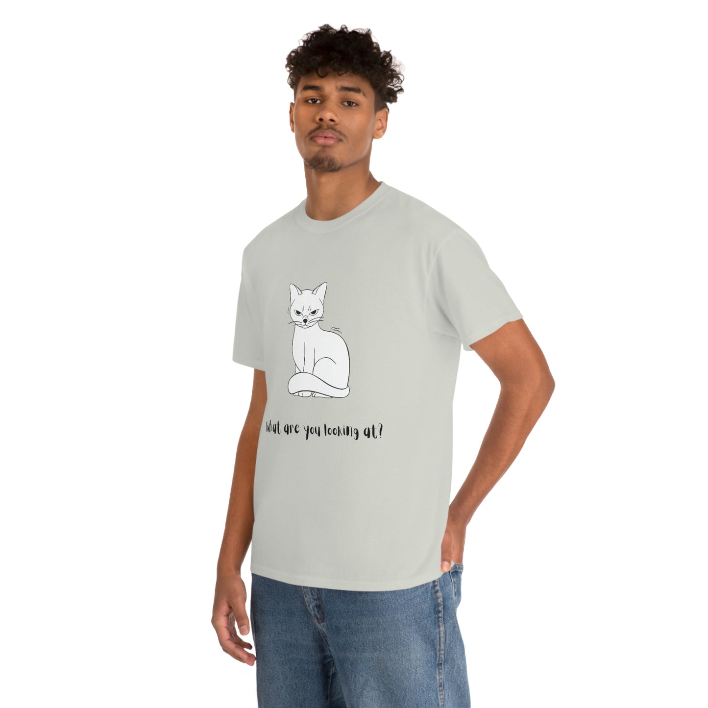 What Are You Looking At? Angry Cat T-Shirt