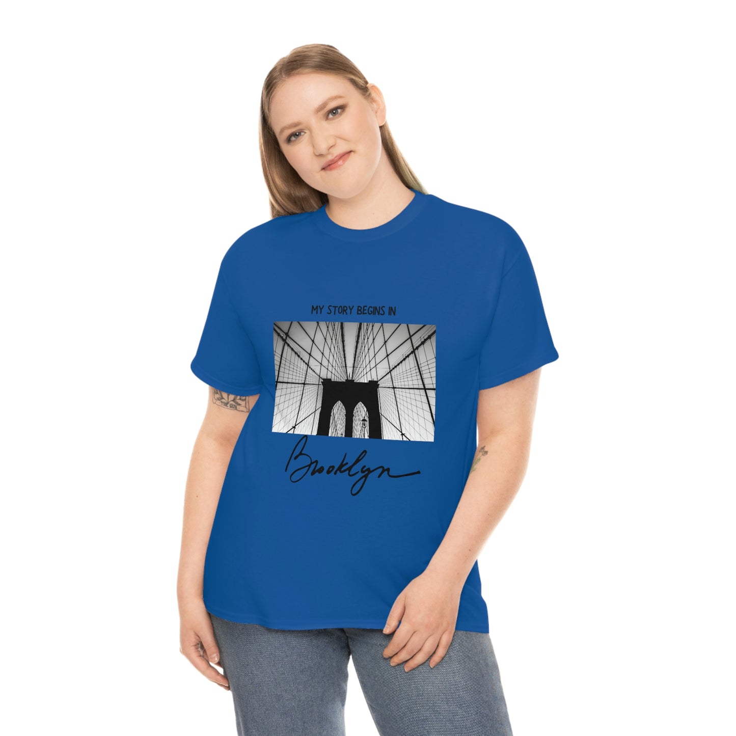 Represent Brooklyn with our 'My Story Begins in Brooklyn' T-Shirt