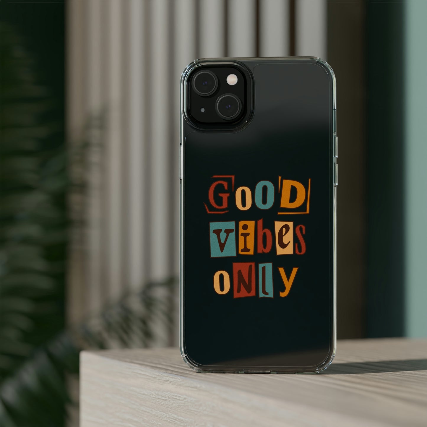 Good Vibes Only Clear Phone Case for Iphone and Samsung Galaxy