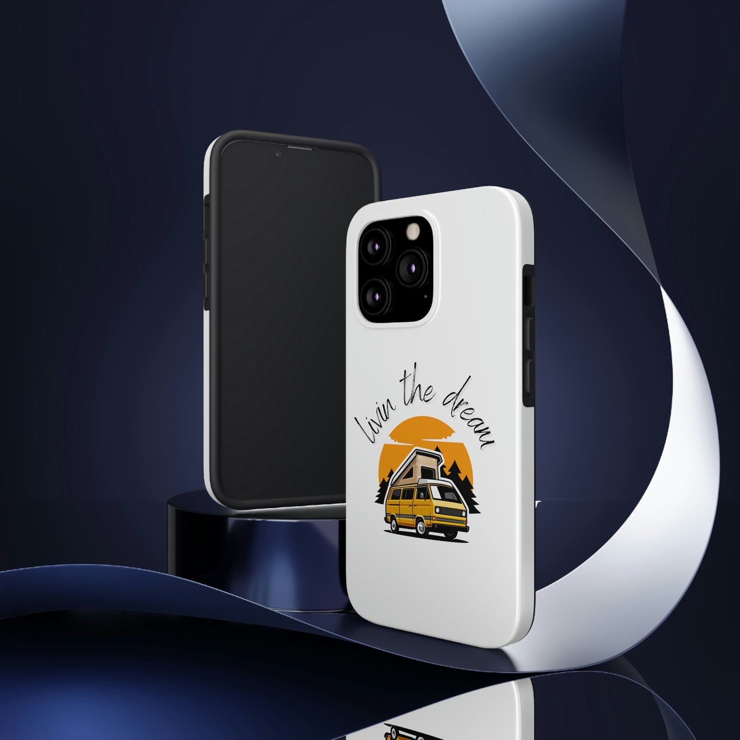 Livin the Dream RV Theme Tough Phone Cases, Case-Mate, Iphone 11 to Iphone 14 all models, Samsung Galaxy S6