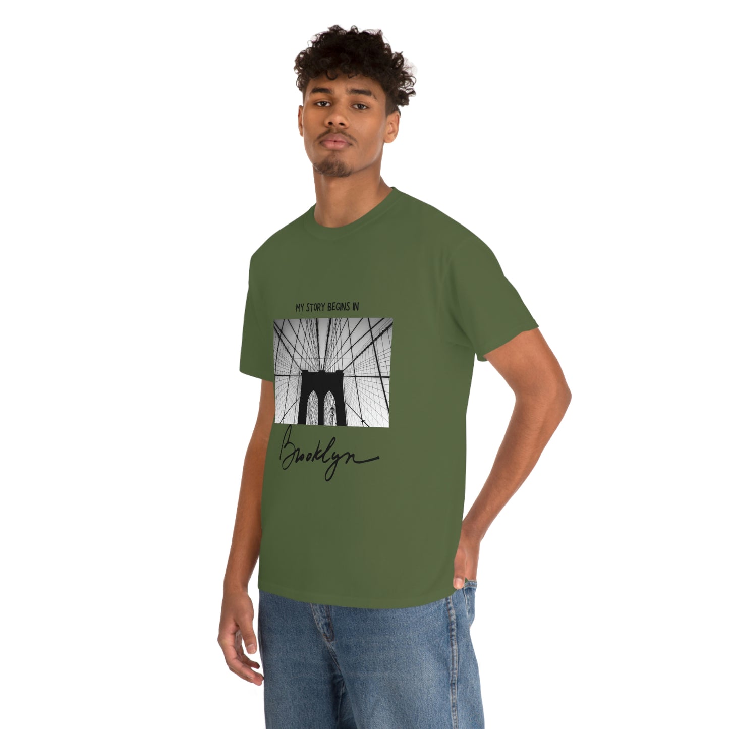 Represent Brooklyn with our 'My Story Begins in Brooklyn' T-Shirt