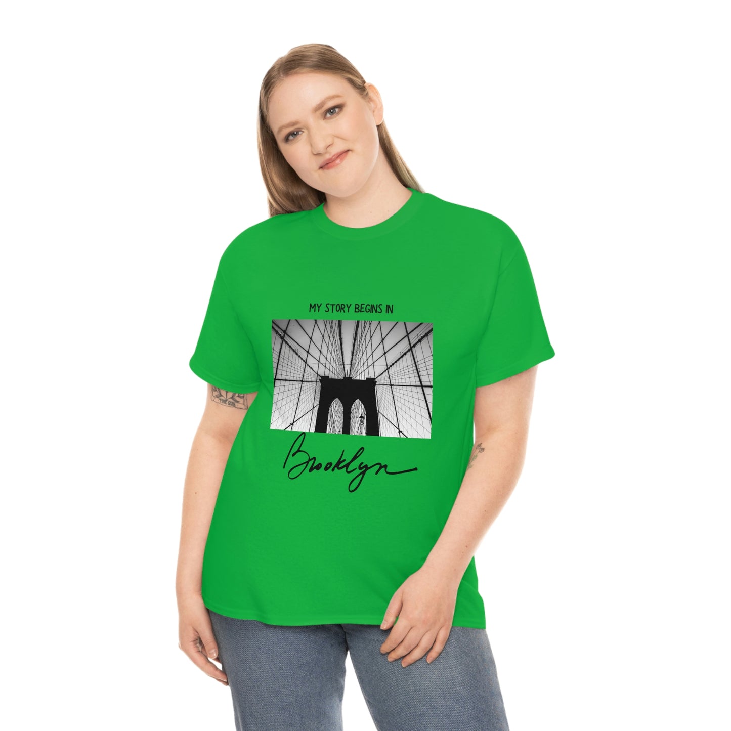 Represent Brooklyn with our 'My Story Begins in Brooklyn' T-Shirt
