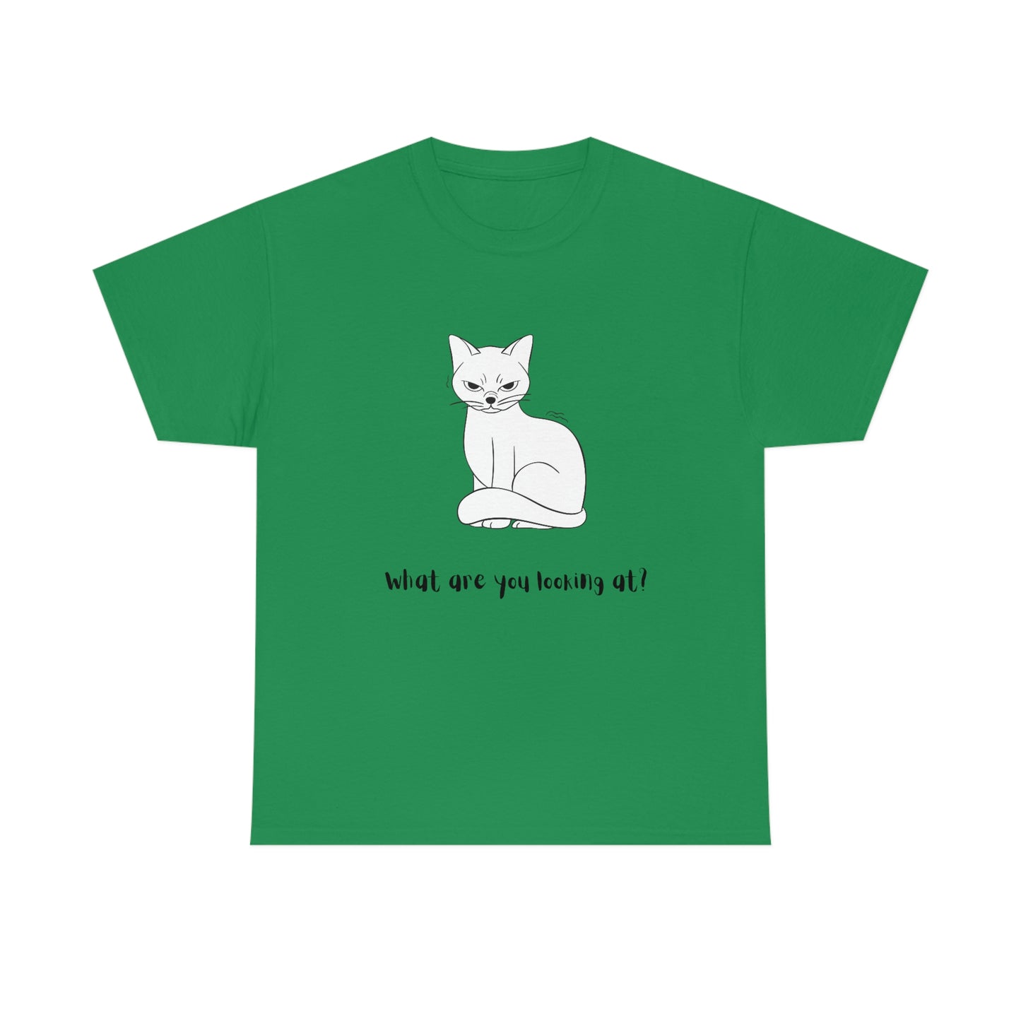 What Are You Looking At? Angry Cat T-Shirt