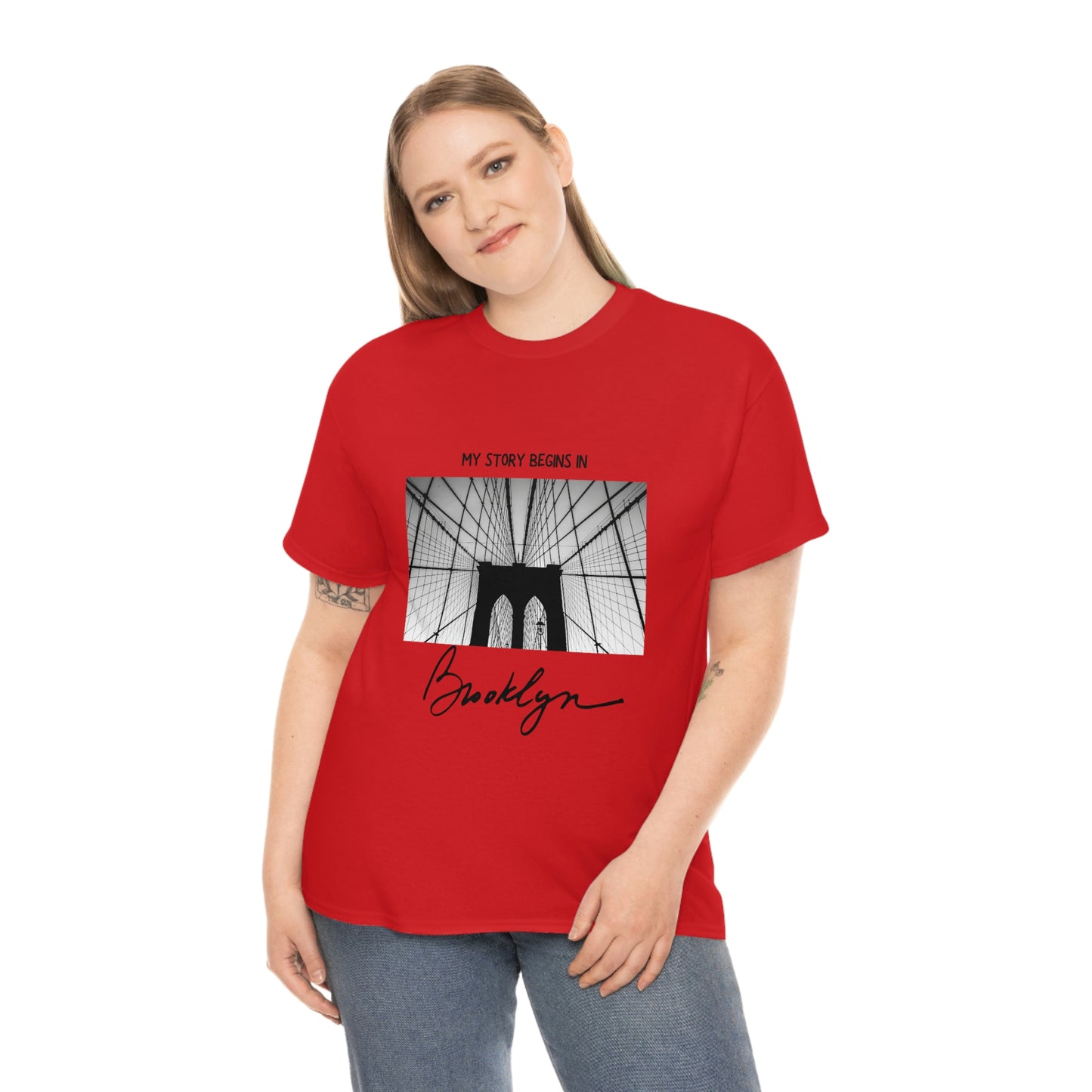 Represent Brooklyn with our 'My Story Begins in Brooklyn' T-Shirt