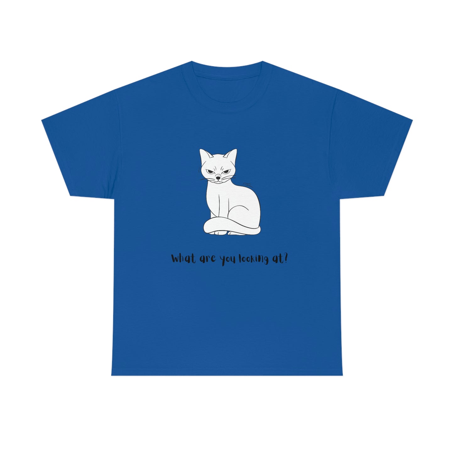 What Are You Looking At? Angry Cat T-Shirt