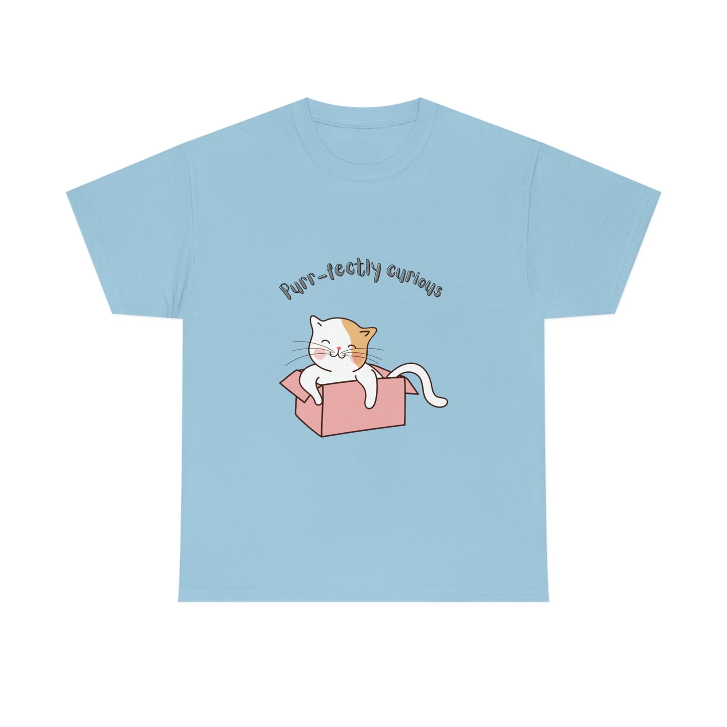 Purr-fectly Curious Cat T-Shirt