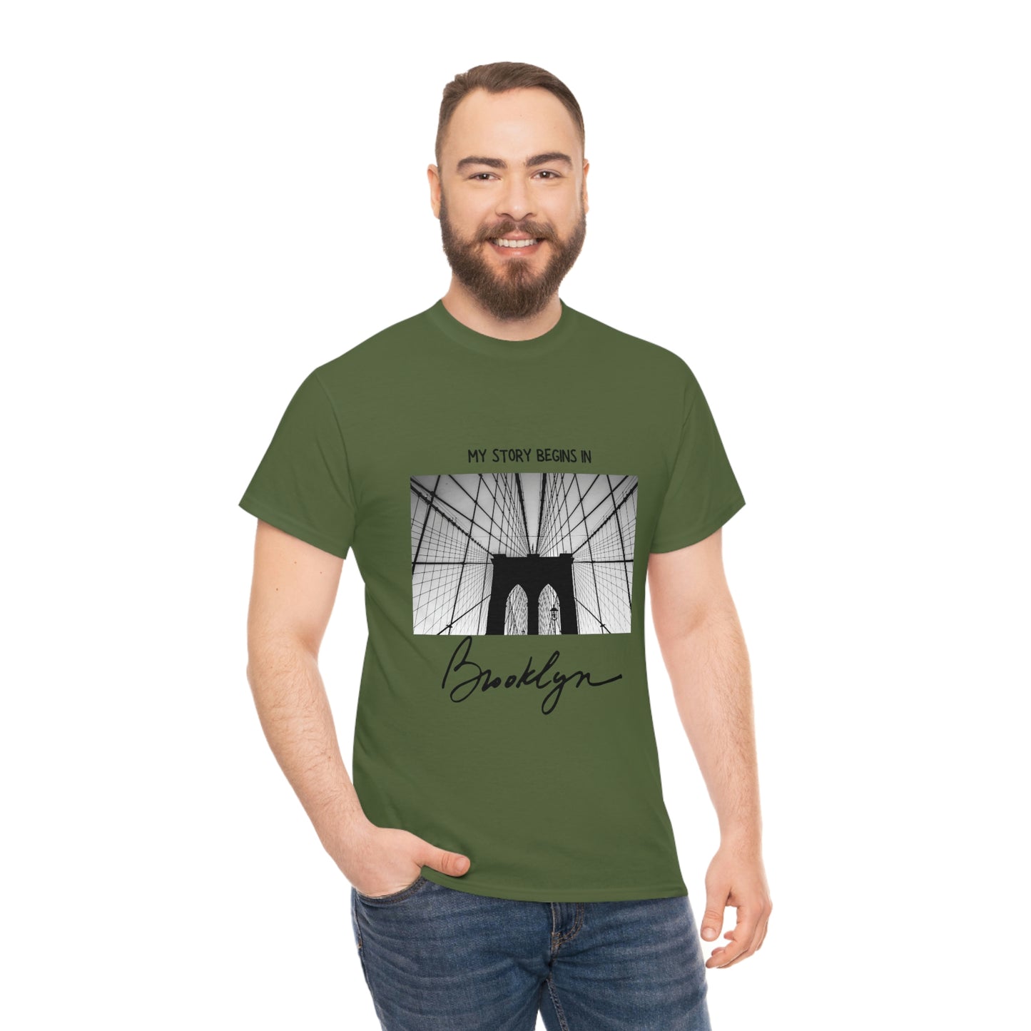 Represent Brooklyn with our 'My Story Begins in Brooklyn' T-Shirt