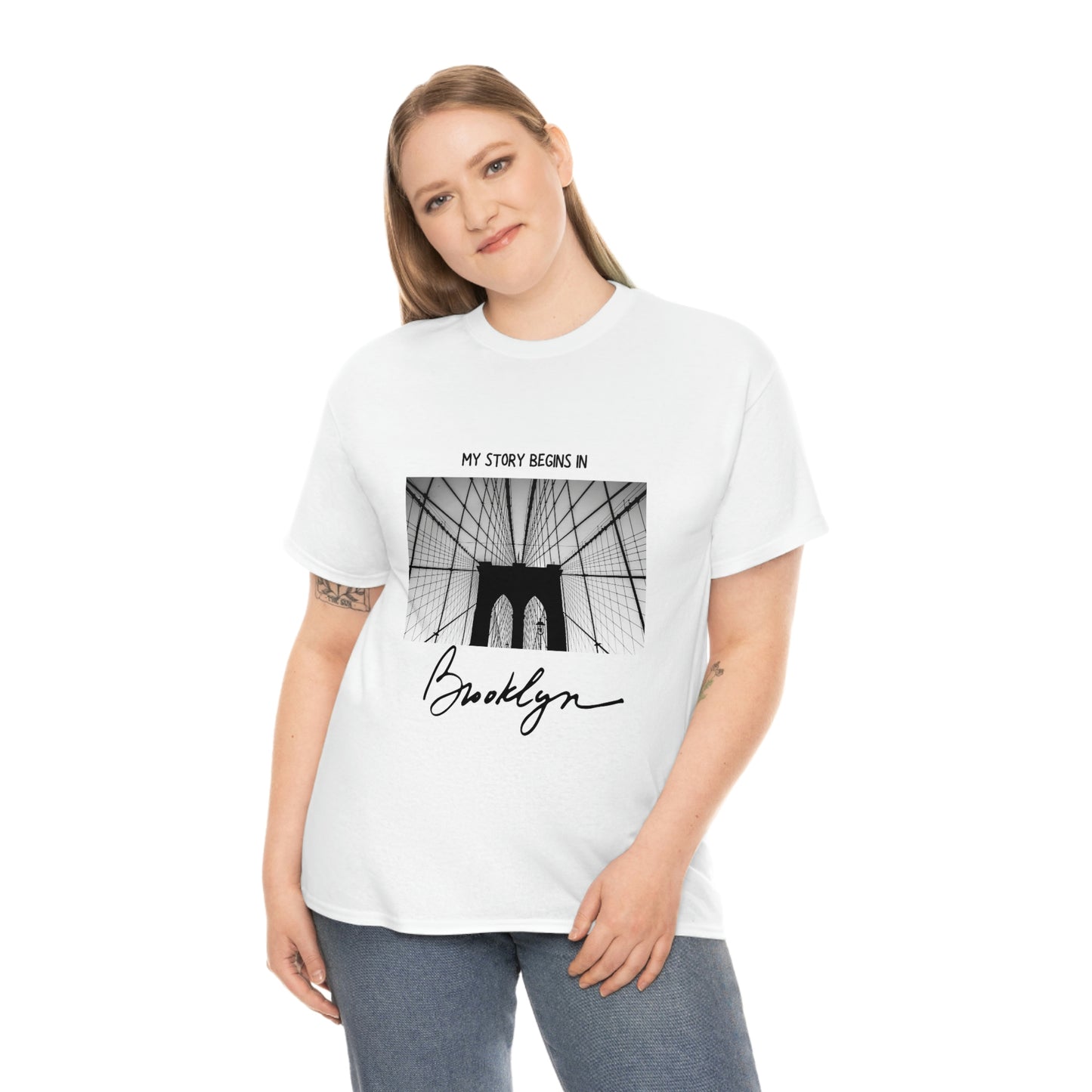 Represent Brooklyn with our 'My Story Begins in Brooklyn' T-Shirt