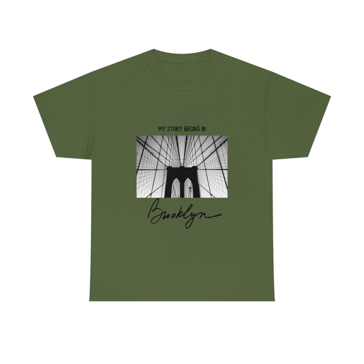 Represent Brooklyn with our 'My Story Begins in Brooklyn' T-Shirt