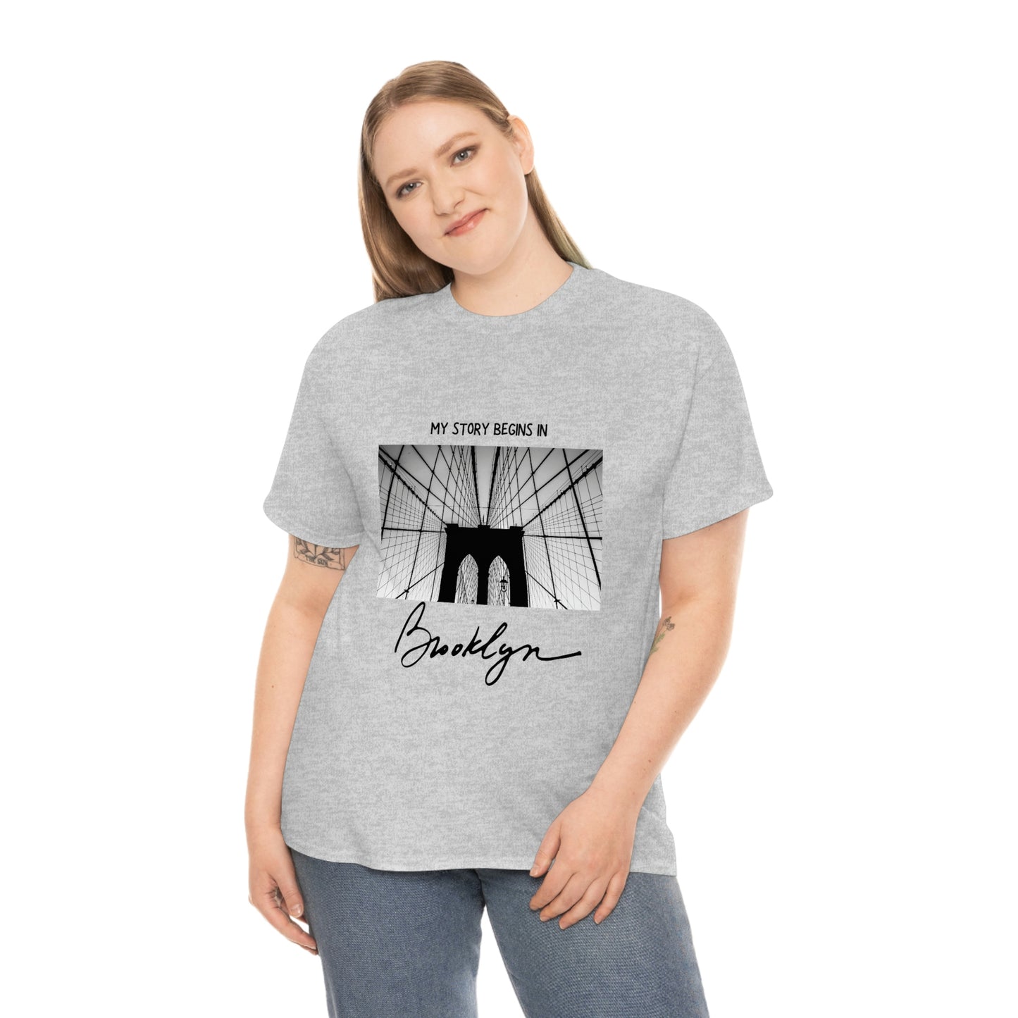 Represent Brooklyn with our 'My Story Begins in Brooklyn' T-Shirt