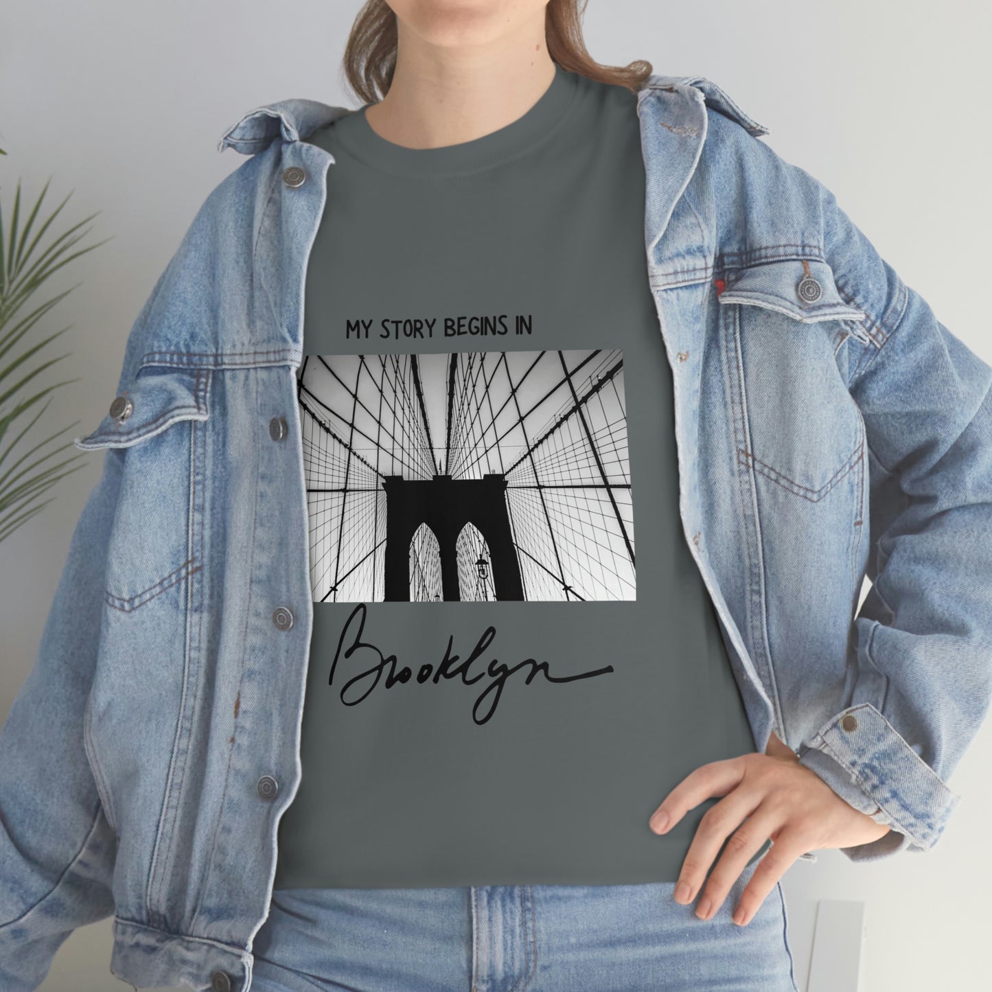 Represent Brooklyn with our 'My Story Begins in Brooklyn' T-Shirt
