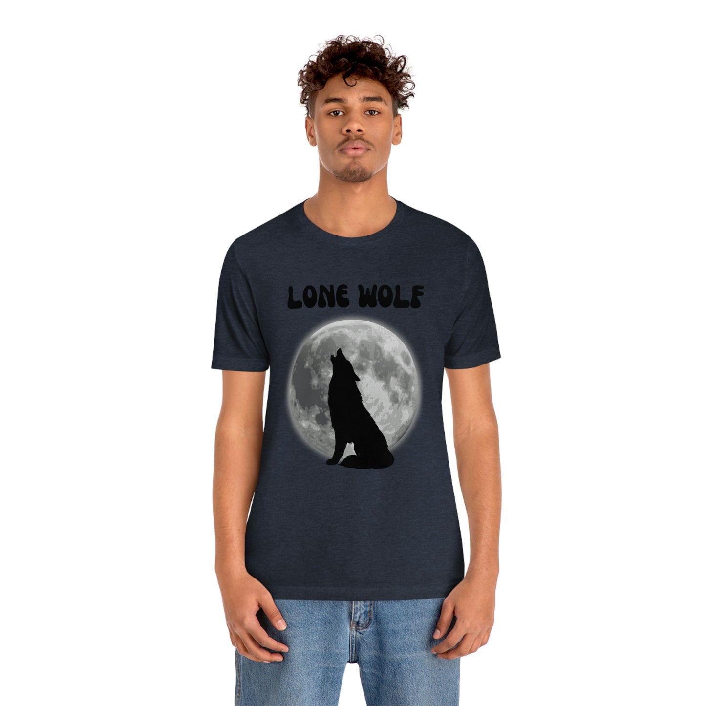 Lone Wolf T-shirt, Lone Wolf, Wolf howling, wolf, gift for man, gift for dad, nature, camping, outdoors