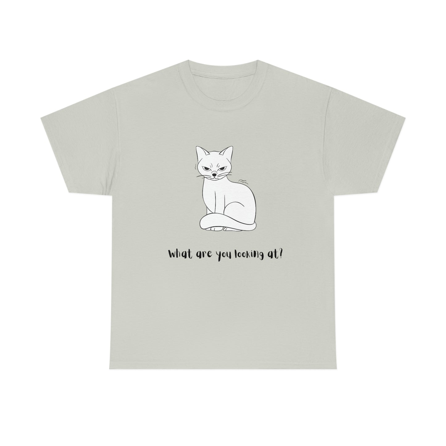 What Are You Looking At? Angry Cat T-Shirt