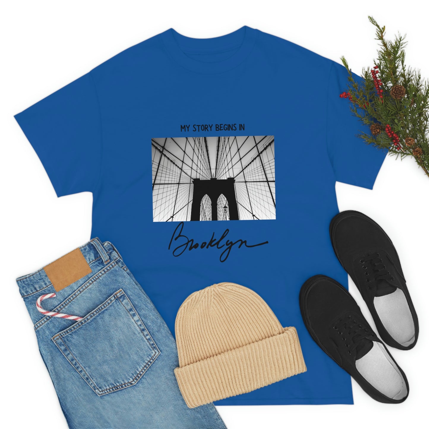 Represent Brooklyn with our 'My Story Begins in Brooklyn' T-Shirt