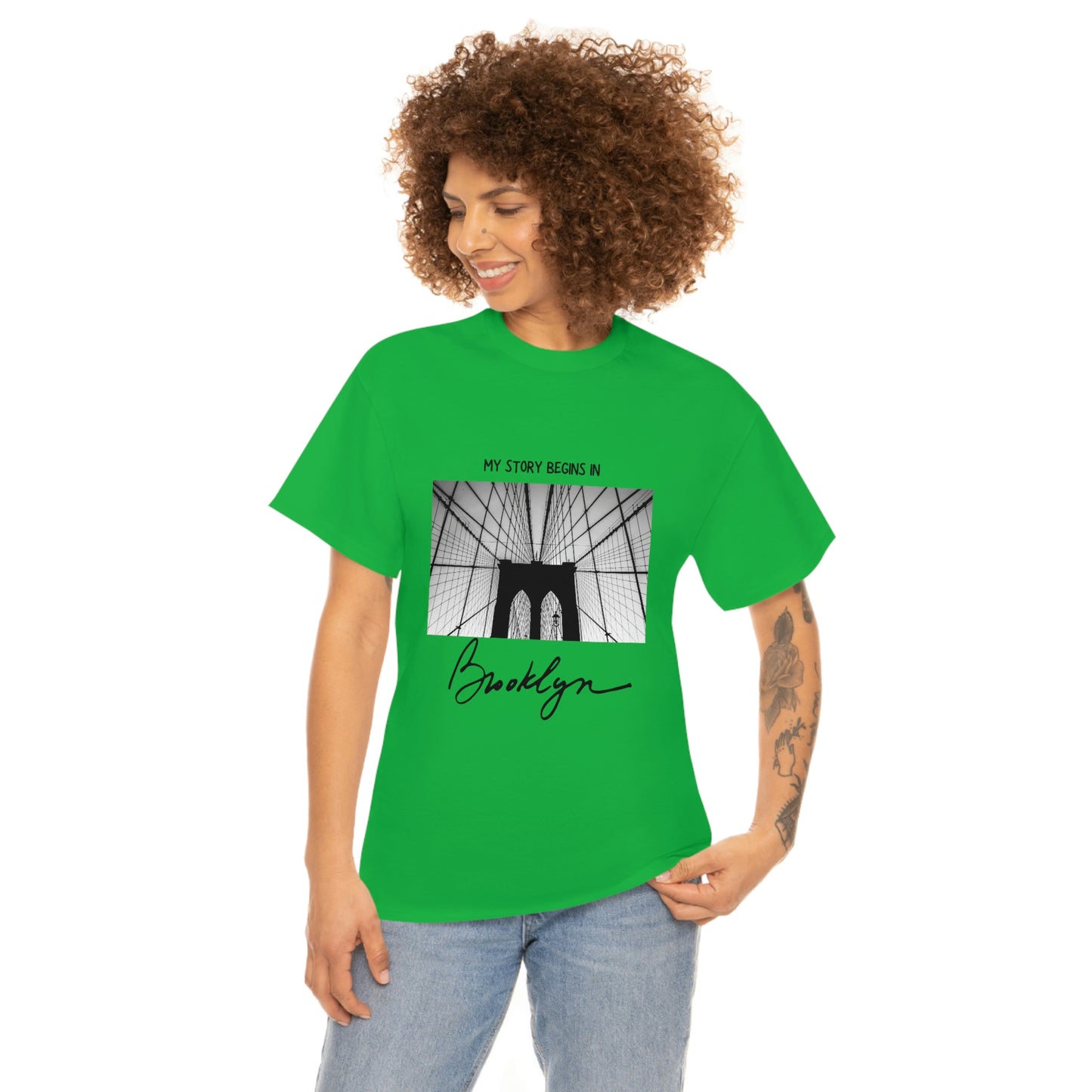 Represent Brooklyn with our 'My Story Begins in Brooklyn' T-Shirt
