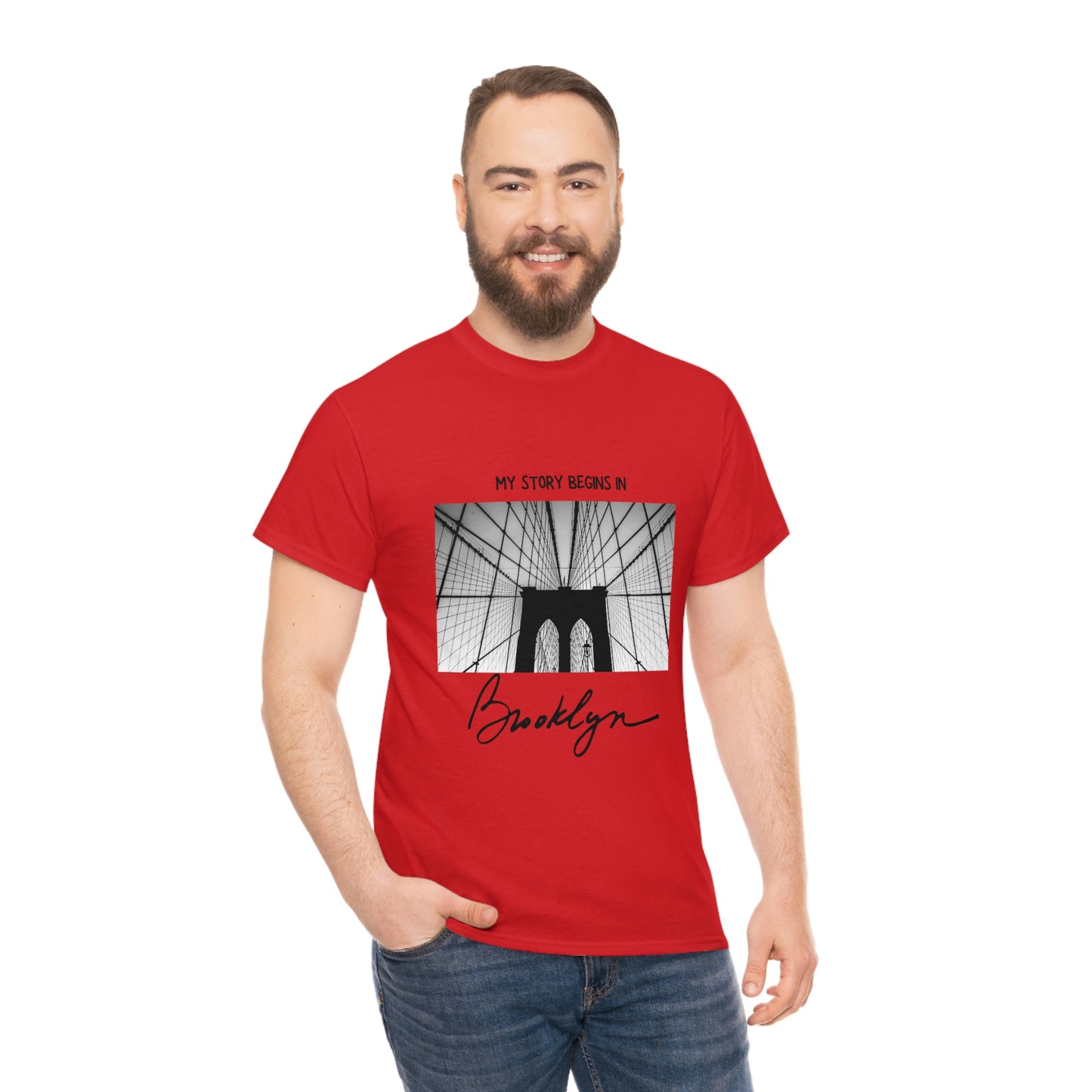 Represent Brooklyn with our 'My Story Begins in Brooklyn' T-Shirt