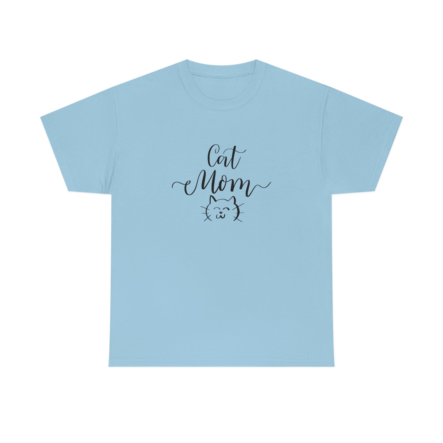 Cat Mom T-Shirt - Perfect Gift for Cat Lovers, Cat Mom gift, Heavy Cotton Tee