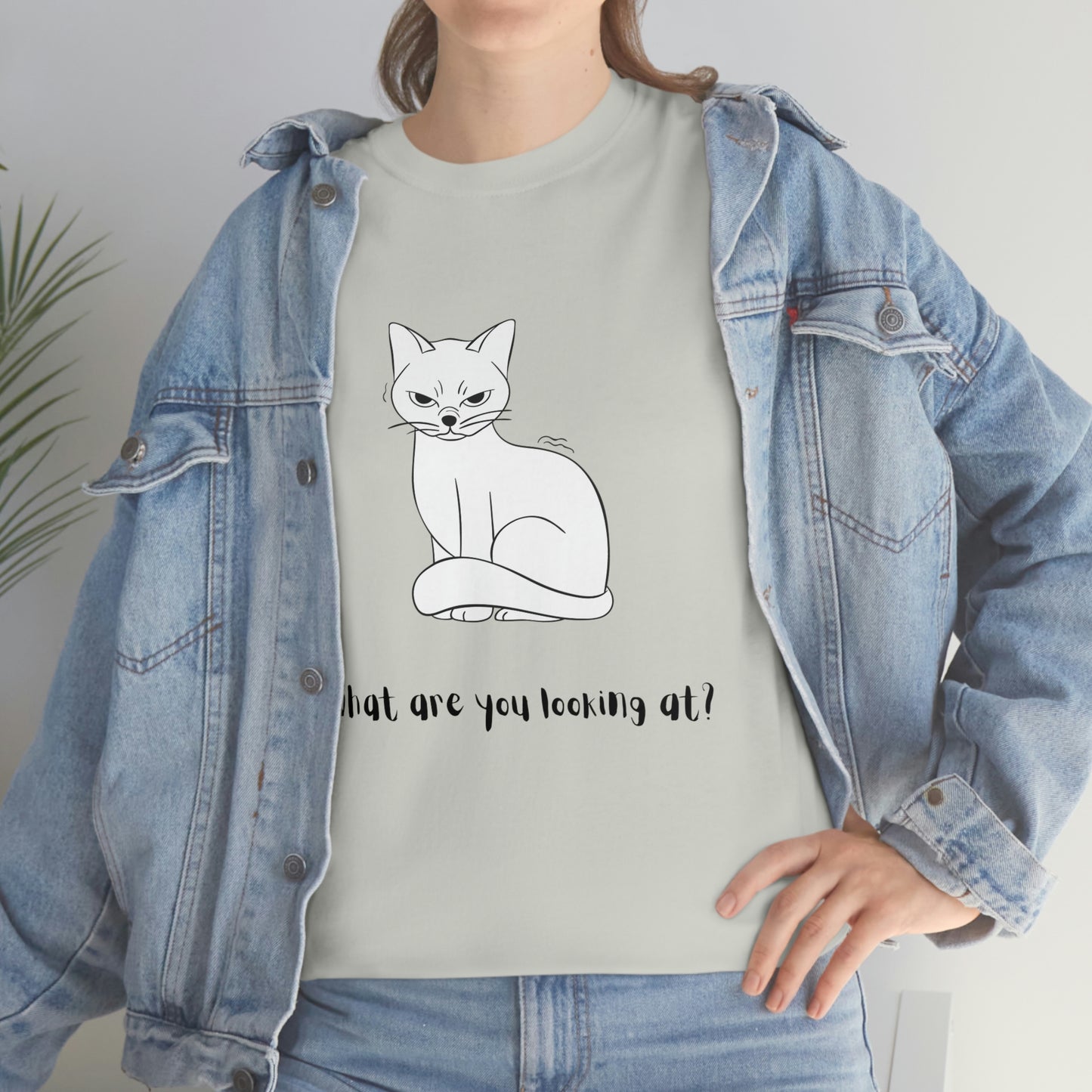 What Are You Looking At? Angry Cat T-Shirt