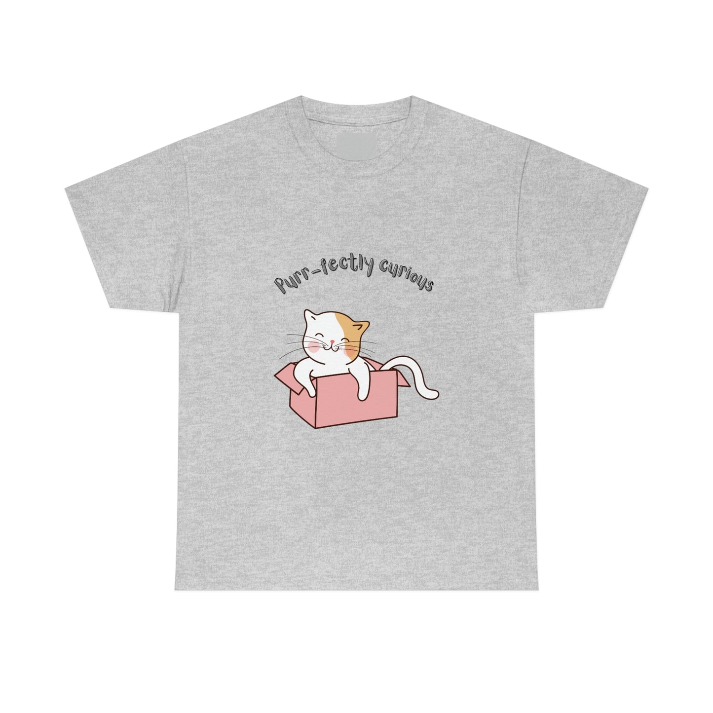 Purr-fectly Curious Cat T-Shirt
