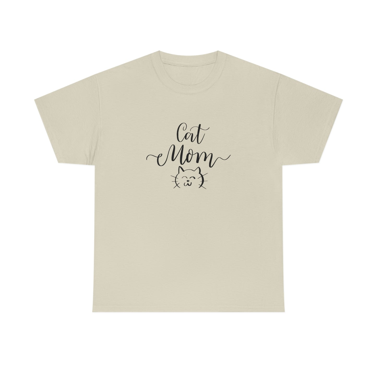 Cat Mom T-Shirt - Perfect Gift for Cat Lovers, Cat Mom gift, Heavy Cotton Tee
