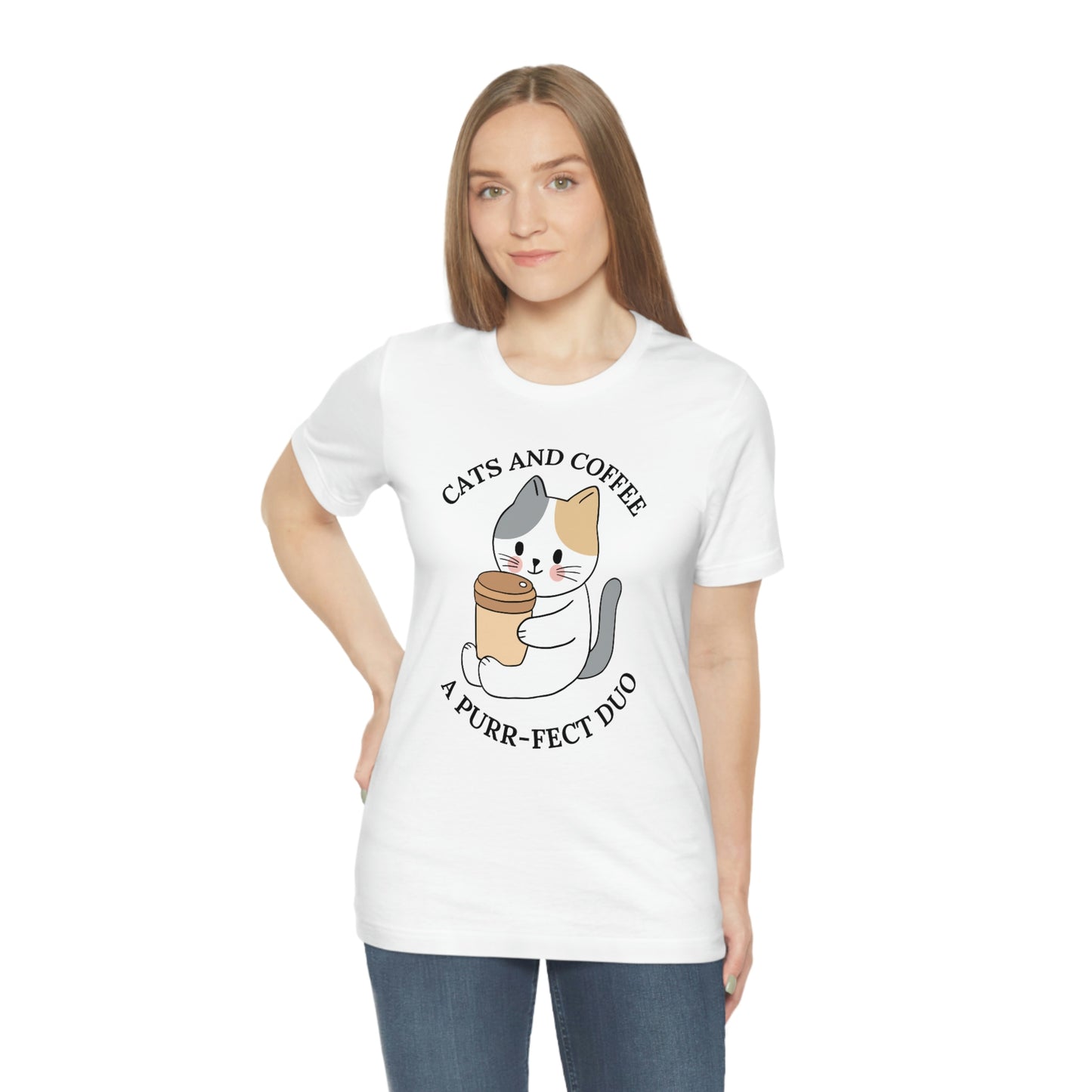 Cat and Coffee, Gift for cat lover, Gift for coffee lover, cat and coffee t-shirt, shirt for cat owner, gift for mom