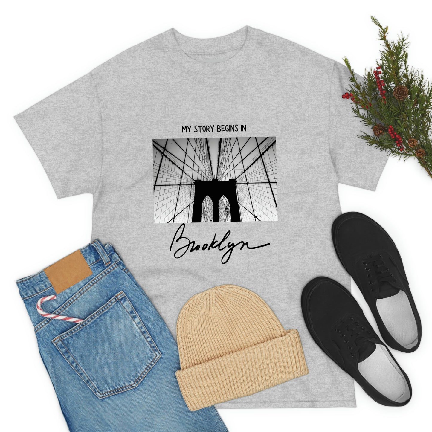 Represent Brooklyn with our 'My Story Begins in Brooklyn' T-Shirt